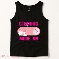 Cleaning Lady Cleaning Mode On Housekeeper Tank Top thumb 2