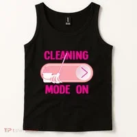 Cleaning Lady Cleaning Mode On Housekeeper Tank Top thumb 2
