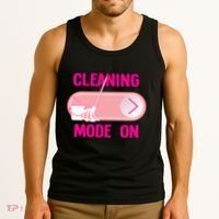 Cleaning Lady Cleaning Mode On Housekeeper Tank Top thumb 3