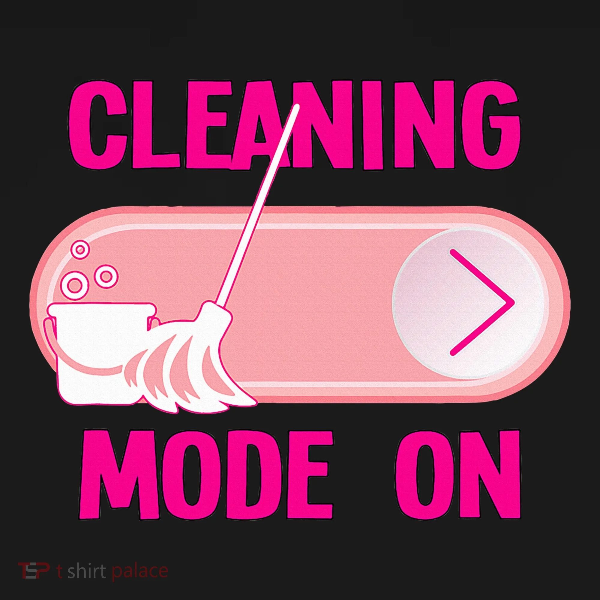 Cleaning Lady Cleaning Mode On Housekeeper Tank Top