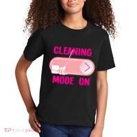 Cleaning Lady Cleaning Mode On Housekeeper Kids T-Shirt thumb 2