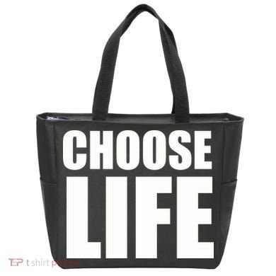 Choose Life Tote Bag