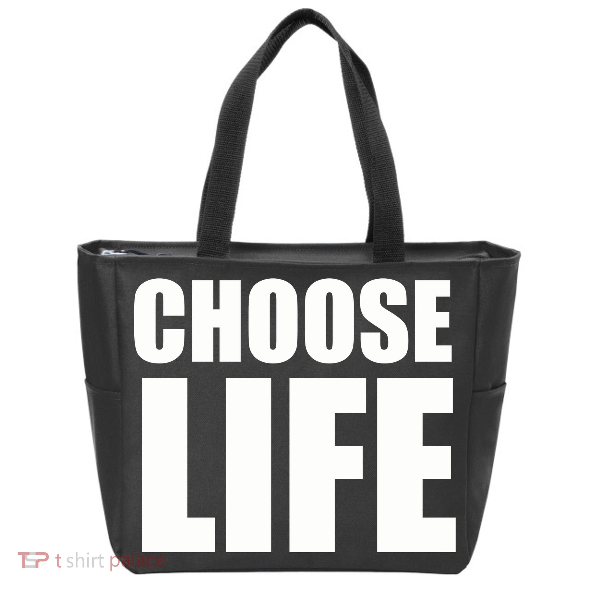 Choose Life Tote Bag