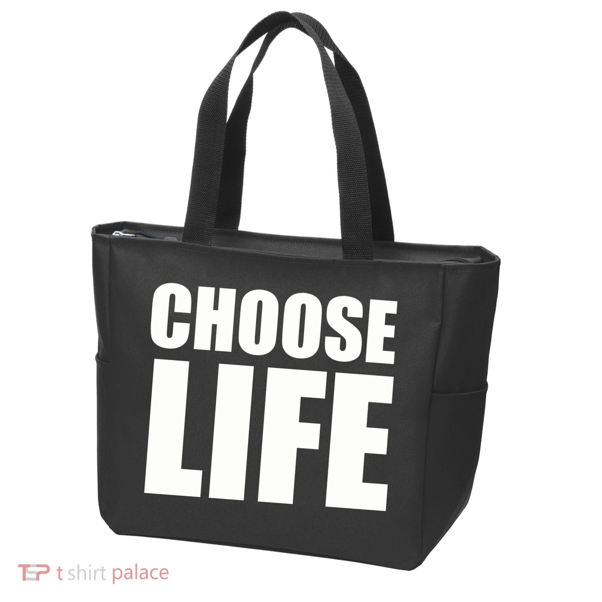 Choose Life Tote Bag