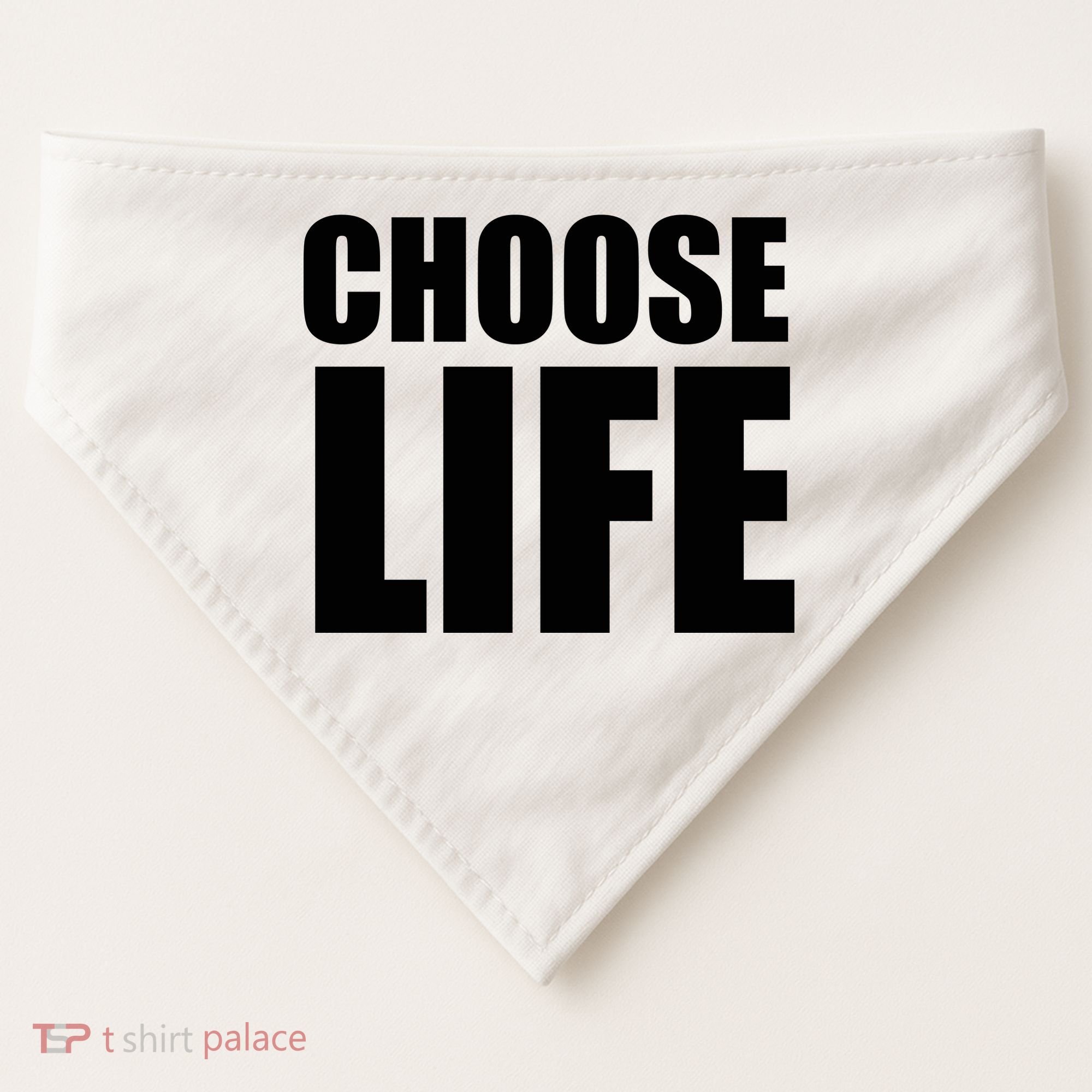 Choose Life USA-Made Doggie Bandana