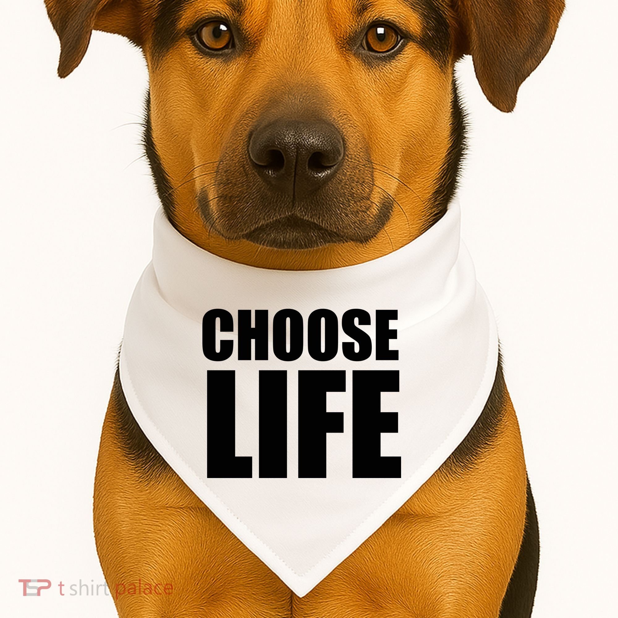Choose Life USA-Made Doggie Bandana