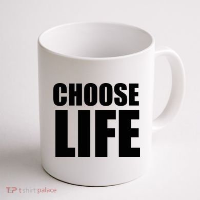 Choose Life Coffee Mug back