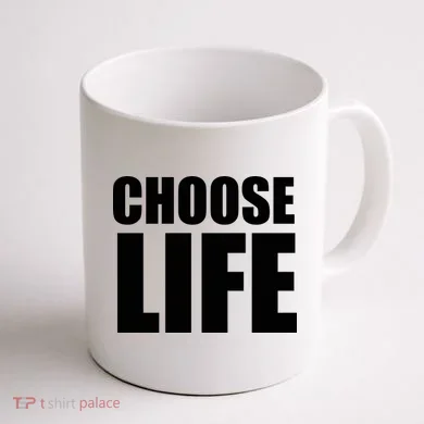 Choose Life Coffee Mug back