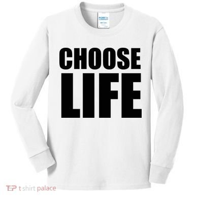 Choose Life Kids Long Sleeve Shirt