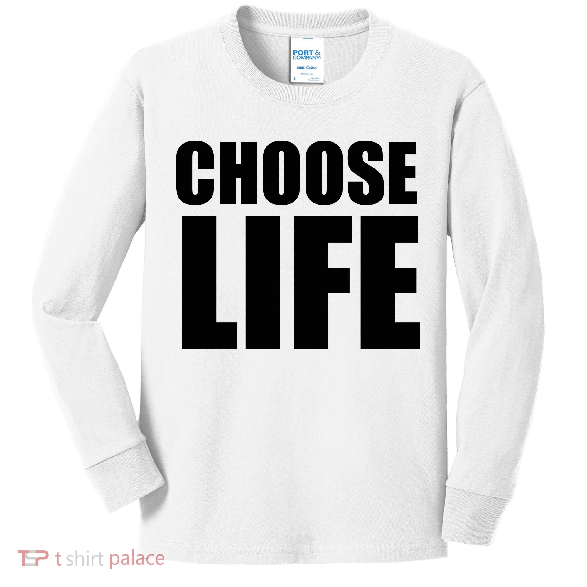 Choose Life Kids Long Sleeve Shirt
