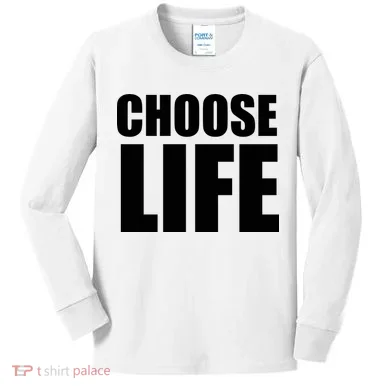 Choose Life Kids Long Sleeve Shirt