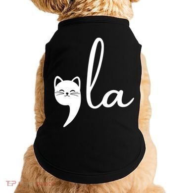 Comma La Cat Lady Kamala Harris Doggie Tank
