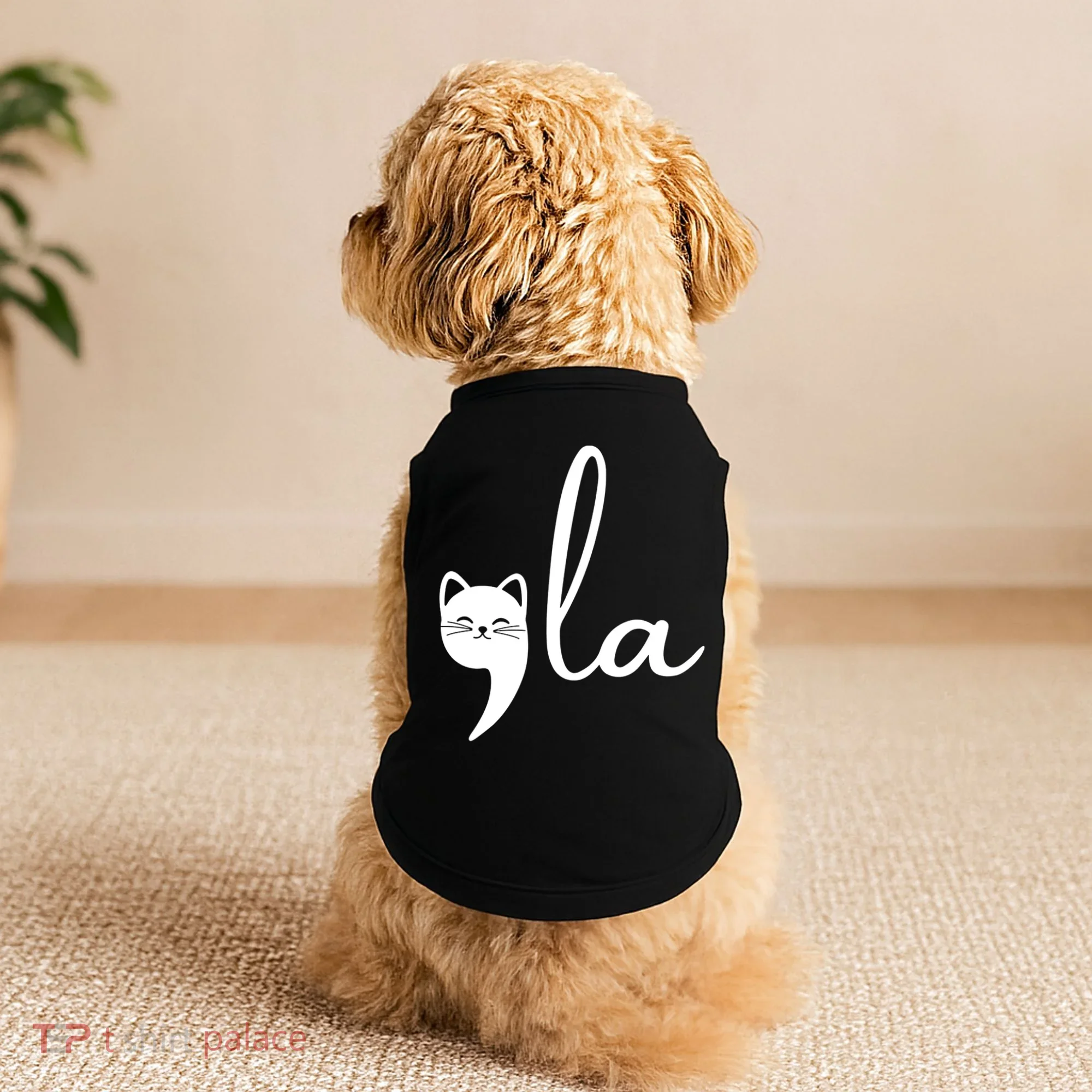 Comma La Cat Lady Kamala Harris Doggie Tank
