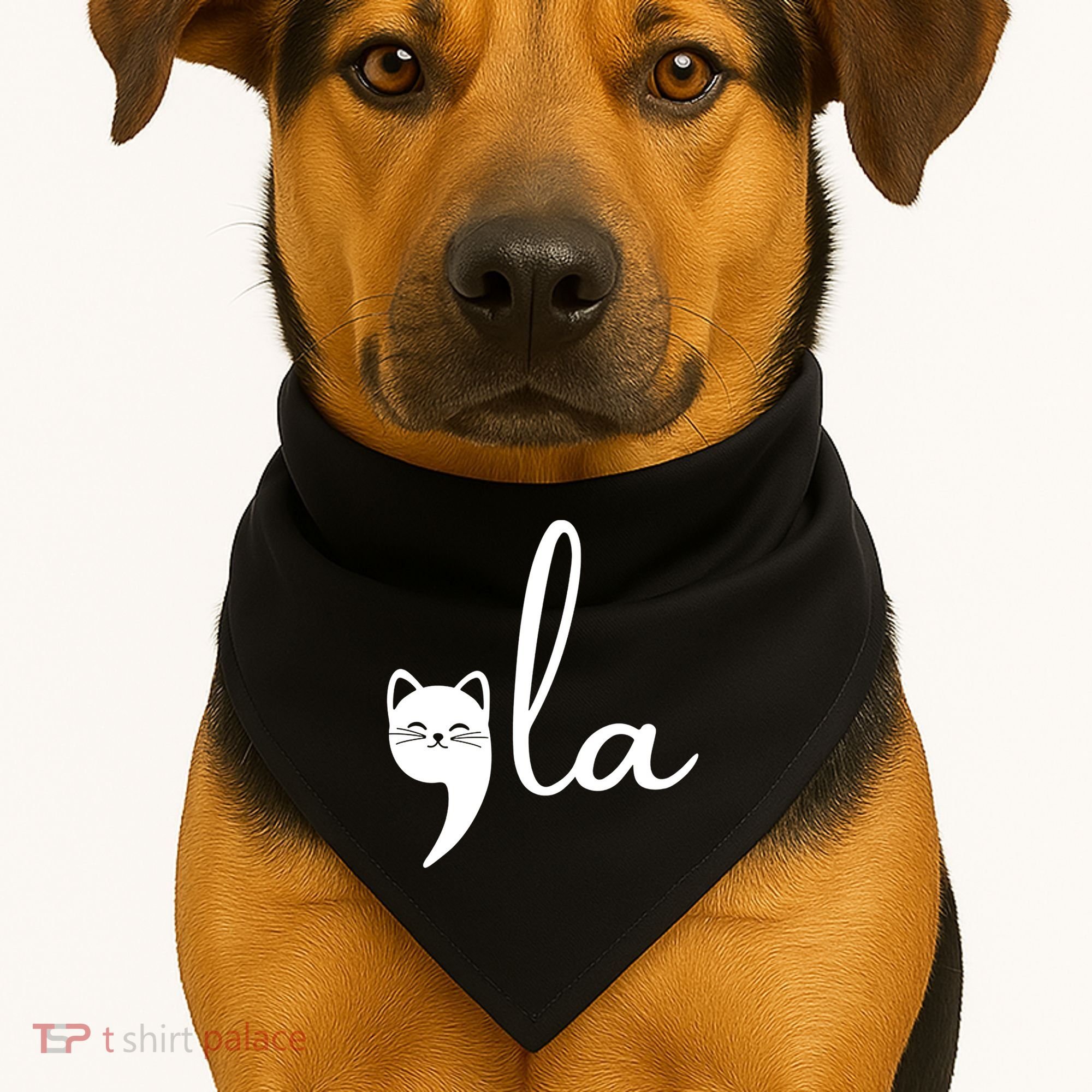 Comma La Cat Lady Kamala Harris USA-Made Doggie Bandana