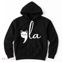 Comma La Cat Lady Kamala Harris Hoodie thumb 0