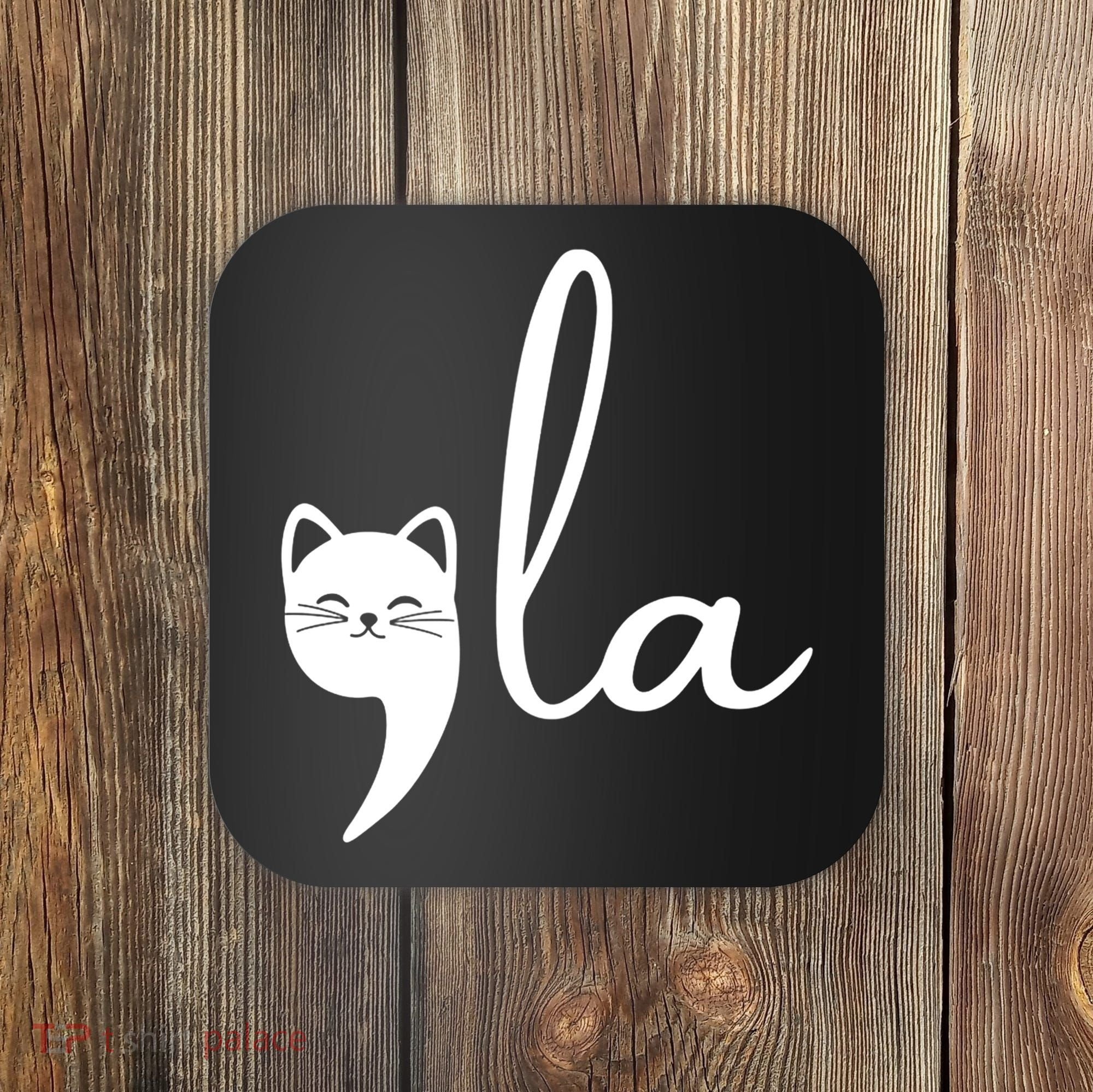 Comma La Cat Lady Kamala Harris Coaster