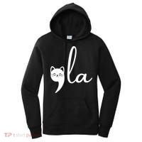 Comma La Cat Lady Kamala Harris Women's Hoodie thumb 0