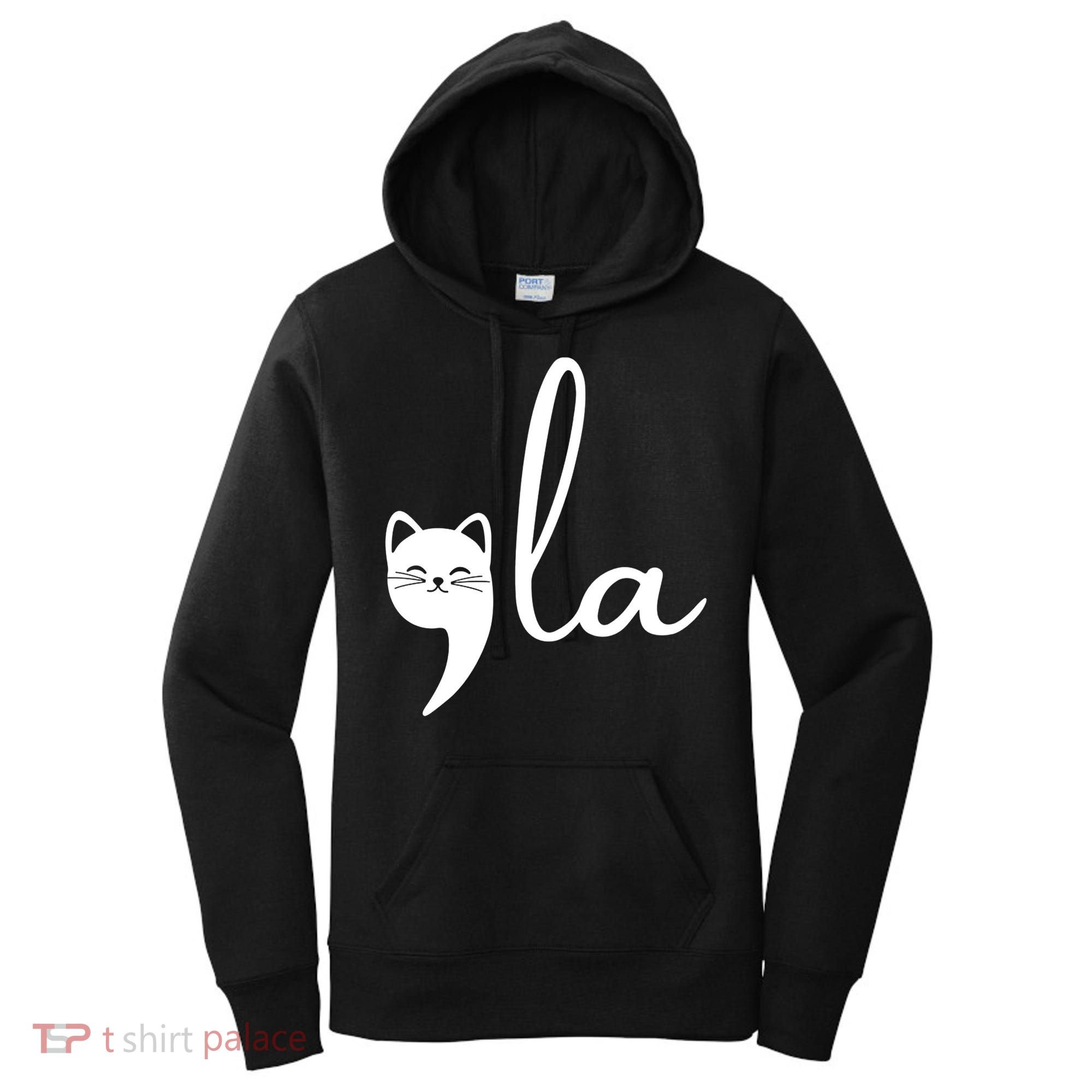Comma La Cat Lady Kamala Harris Women's Hoodie