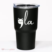 Comma La Cat Lady Kamala Harris Tumbler thumb 0