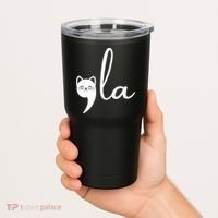 Comma La Cat Lady Kamala Harris Tumbler thumb 2