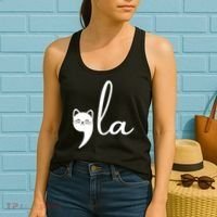 Comma La Cat Lady Kamala Harris Women's Tank Top thumb 2