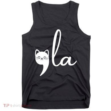 Comma La Cat Lady Kamala Harris Tank Top