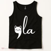 Comma La Cat Lady Kamala Harris Tank Top thumb 2