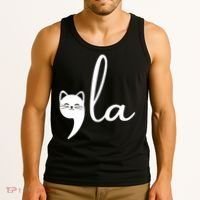 Comma La Cat Lady Kamala Harris Tank Top thumb 3