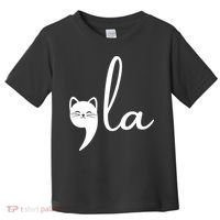 Comma La Cat Lady Kamala Harris Toddler T-Shirt thumb 0