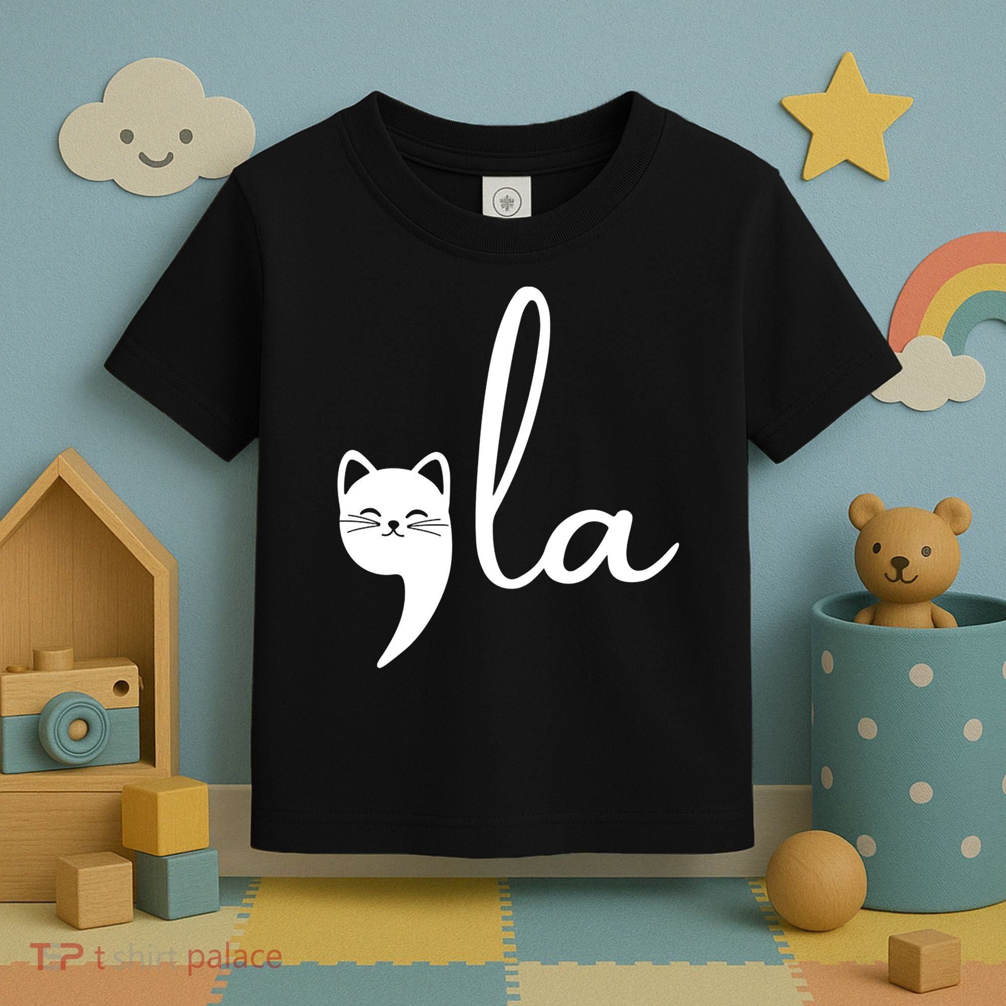 Comma La Cat Lady Kamala Harris Toddler T-Shirt