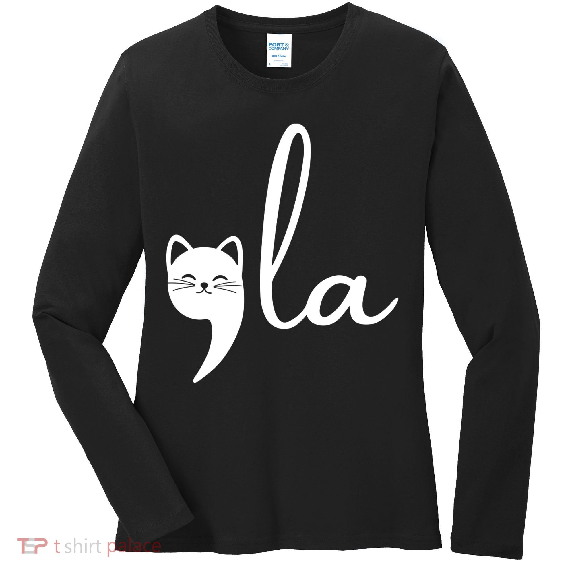 Comma La Cat Lady Kamala Harris Women's Long Sleeve Shirt