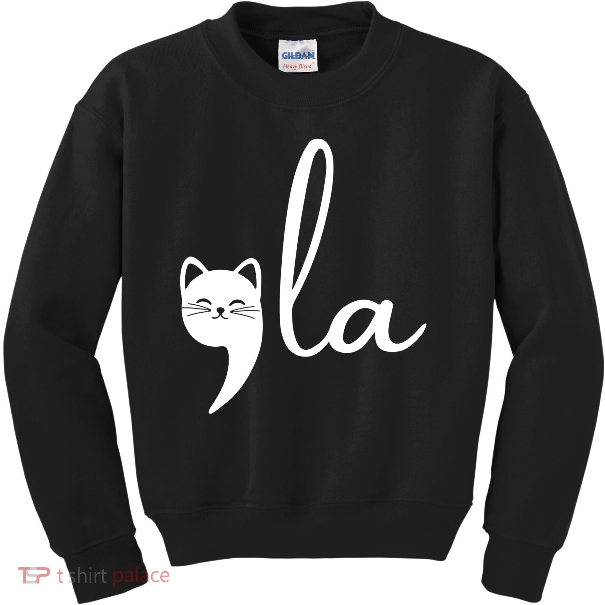 Comma La Cat Lady Kamala Harris Kids Sweatshirt