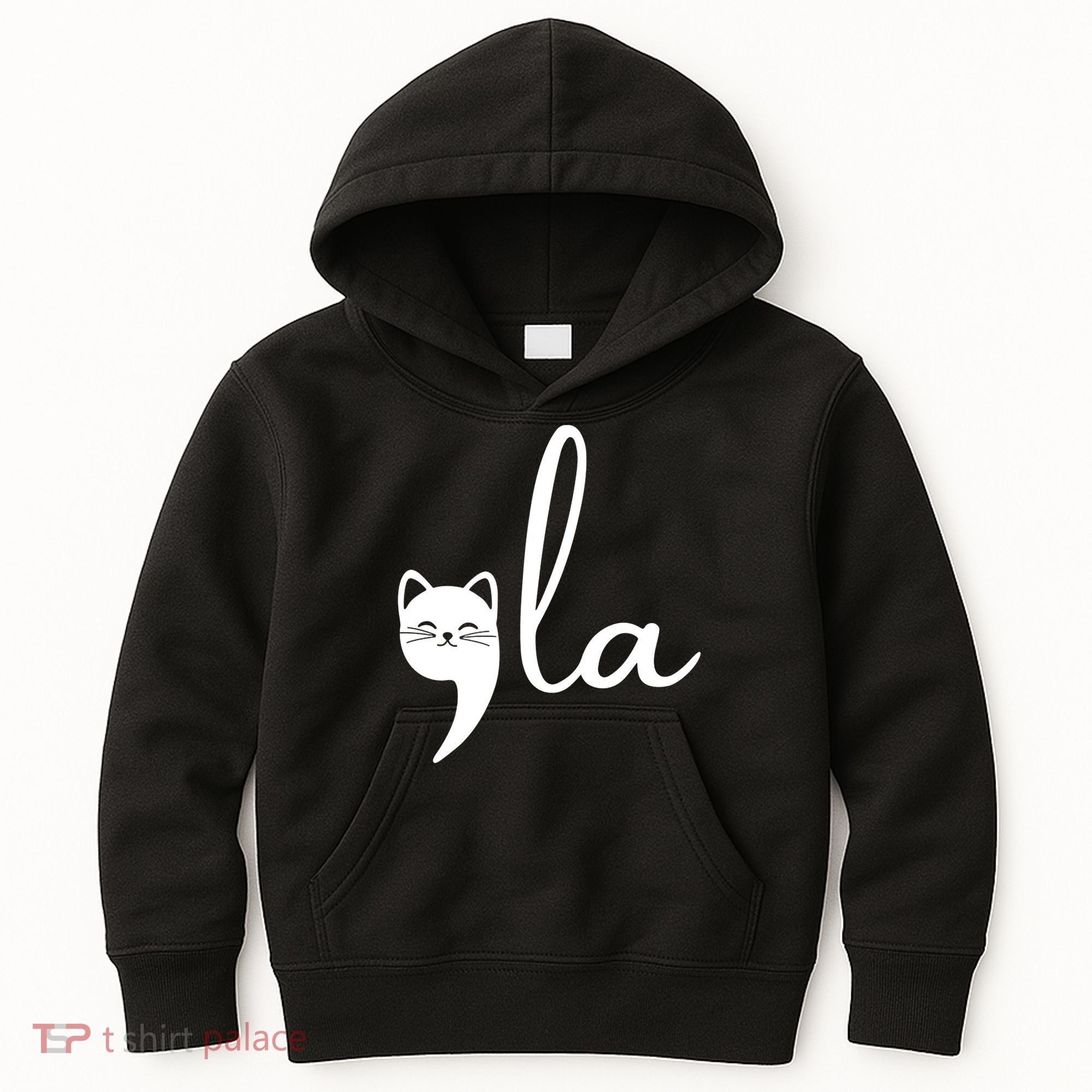 Comma La Cat Lady Kamala Harris Kids Hoodie