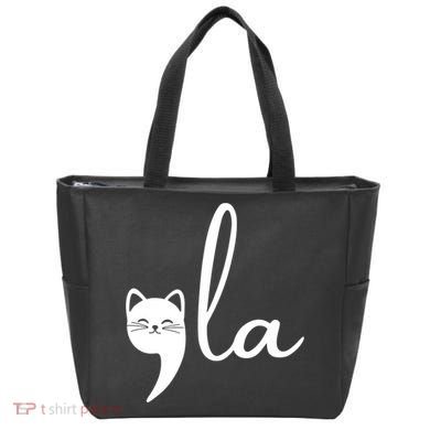 Comma La Cat Lady Kamala Harris Tote Bag