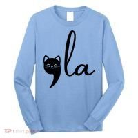Comma La Cat Lady Kamala Harris Long Sleeve Shirt thumb 0