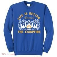 Campfire Lovers Campers Life Is Better Around The Campfire Gift Sweatshirt thumb 0