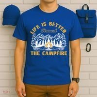 Campfire Lovers Campers Life Is Better Around The Campfire Gift T-Shirt thumb 6