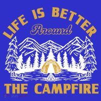 Campfire Lovers Campers Life Is Better Around The Campfire Gift Tote Bag thumb 4