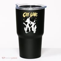 Cat Love Cute Gift Tumbler thumb 0