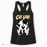 Cat Love Cute Gift Women's Tank Top thumb 0