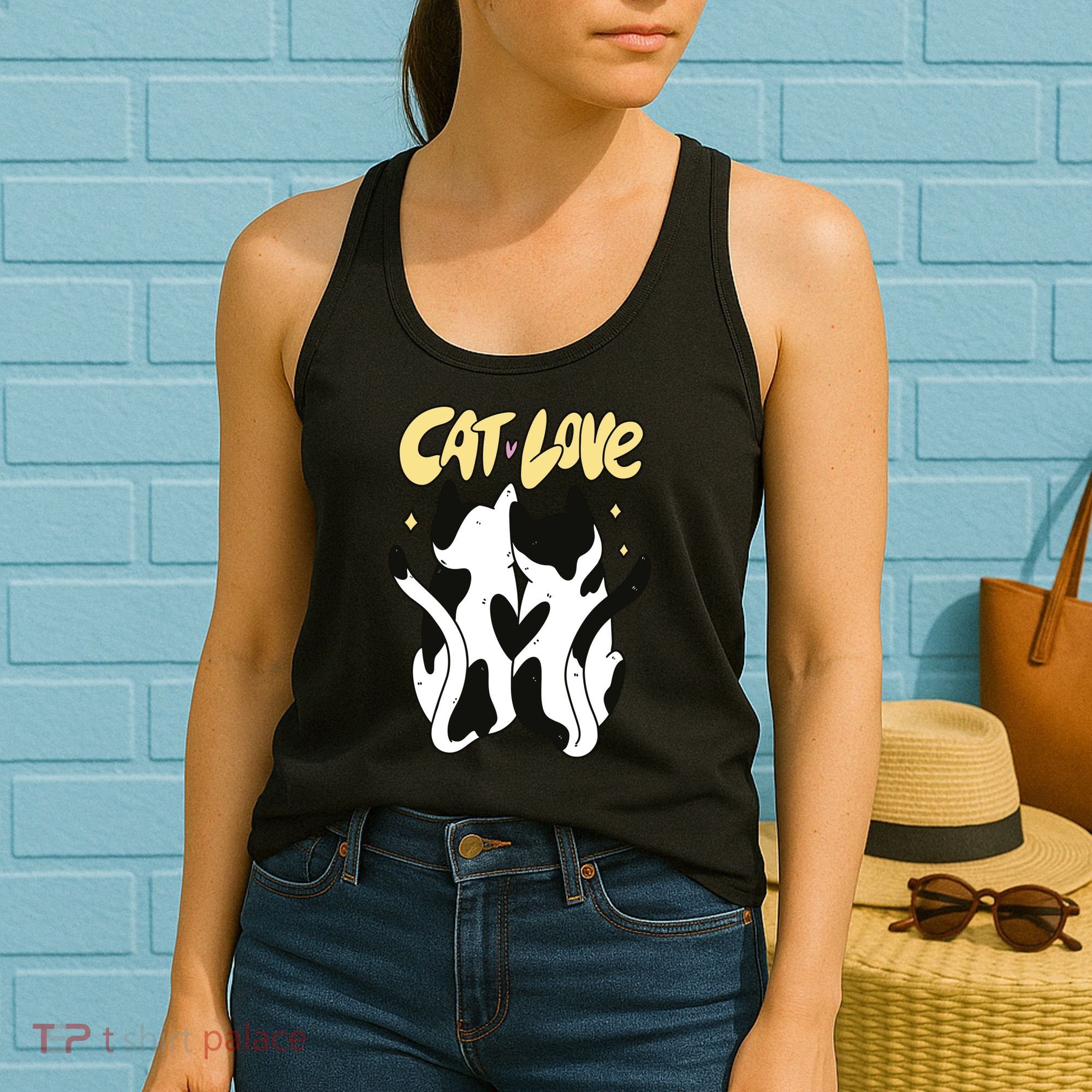 Cat Love Cute Gift Women's Tank Top
