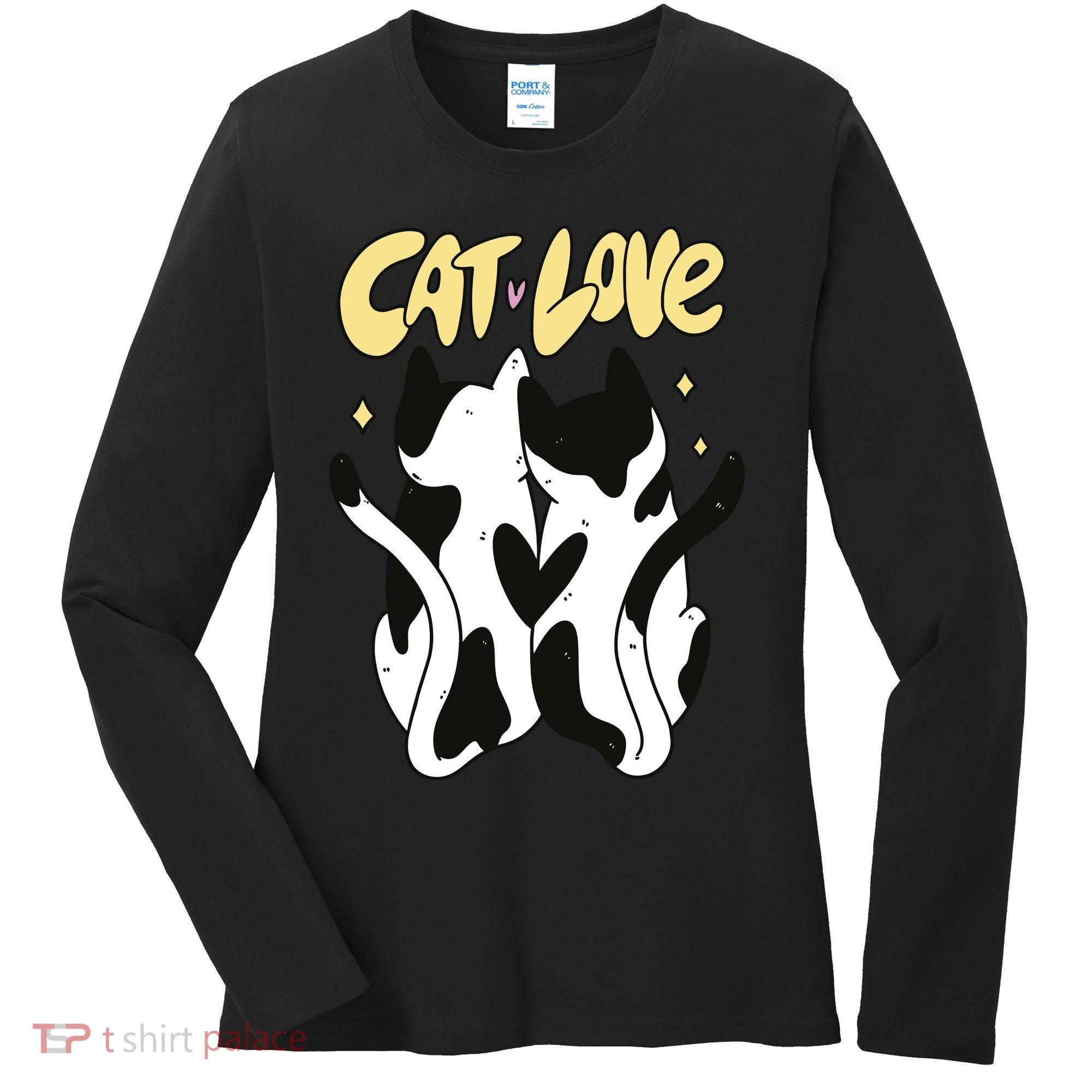 Cat Love Cute Gift Women's Long Sleeve Shirt