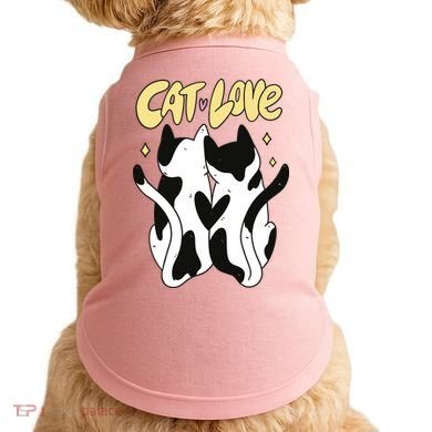 Cat Love Cute Gift Doggie Tank