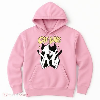 Cat Love Cute Gift Hoodie