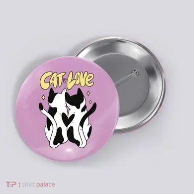 Cat Love Cute Gift Button