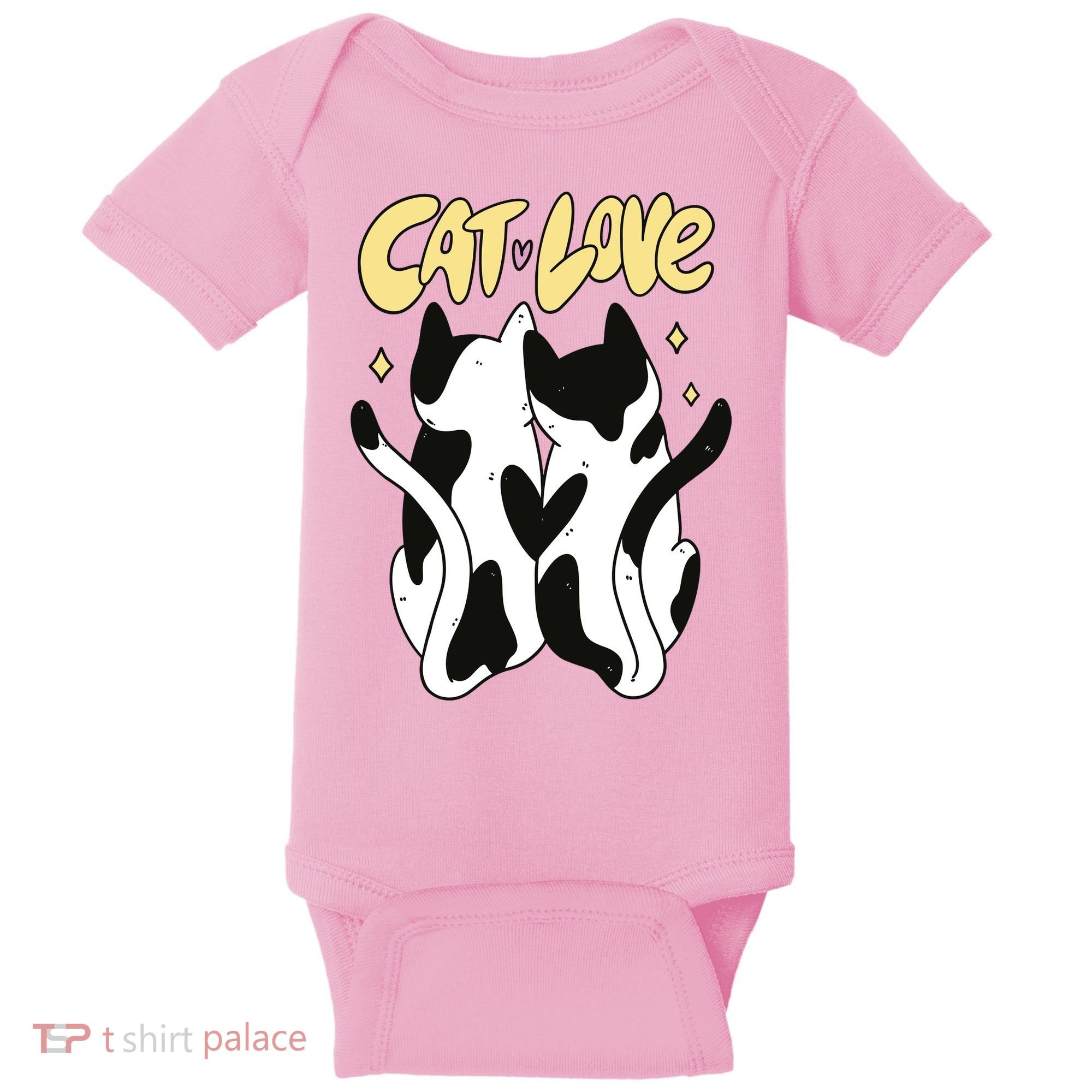 Cat Love Cute Gift Baby Bodysuit