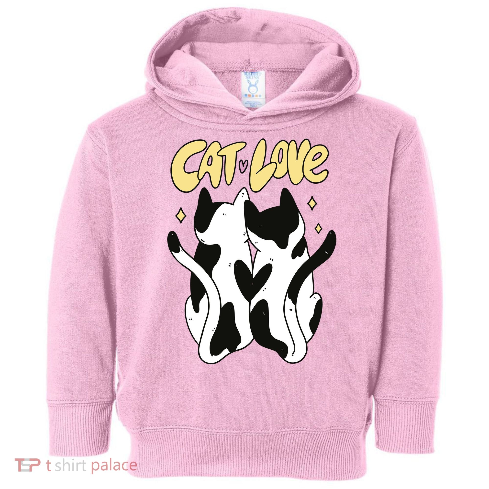 Cat Love Cute Gift Toddler Hoodie
