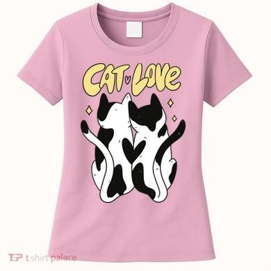 Cat Love Cute Gift Women's T-Shirt