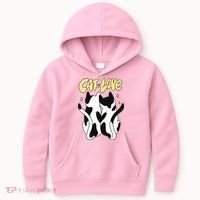 Cat Love Cute Gift Kids Hoodie thumb 0