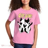 Cat Love Cute Gift Kids T-Shirt thumb 2